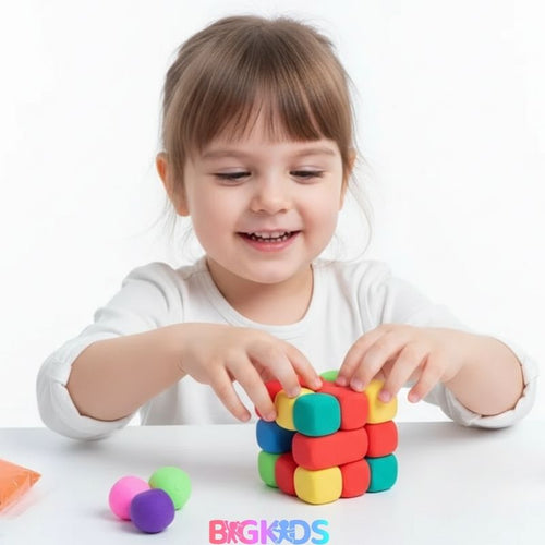 A Argila Art kids Colors 12 e 24 cores da BigKids  é o kit perfeito para crianças estimularem criatividade, imaginação e aprendizado artístico de forma divertida e segura! 