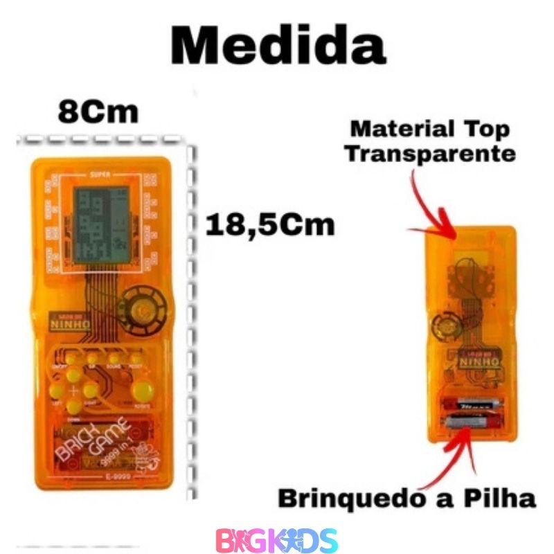 Mini Game RetroPlay Nostalgico - Criança e Adulto