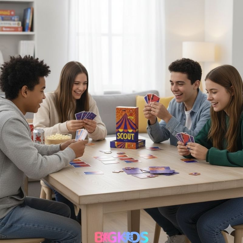 O Jogo de Cartas Scout Master da BigKids  é um brinquedo que desenvolve o raciocínio, é  prático, cabe no bolso, excelente para momentos em grupo.