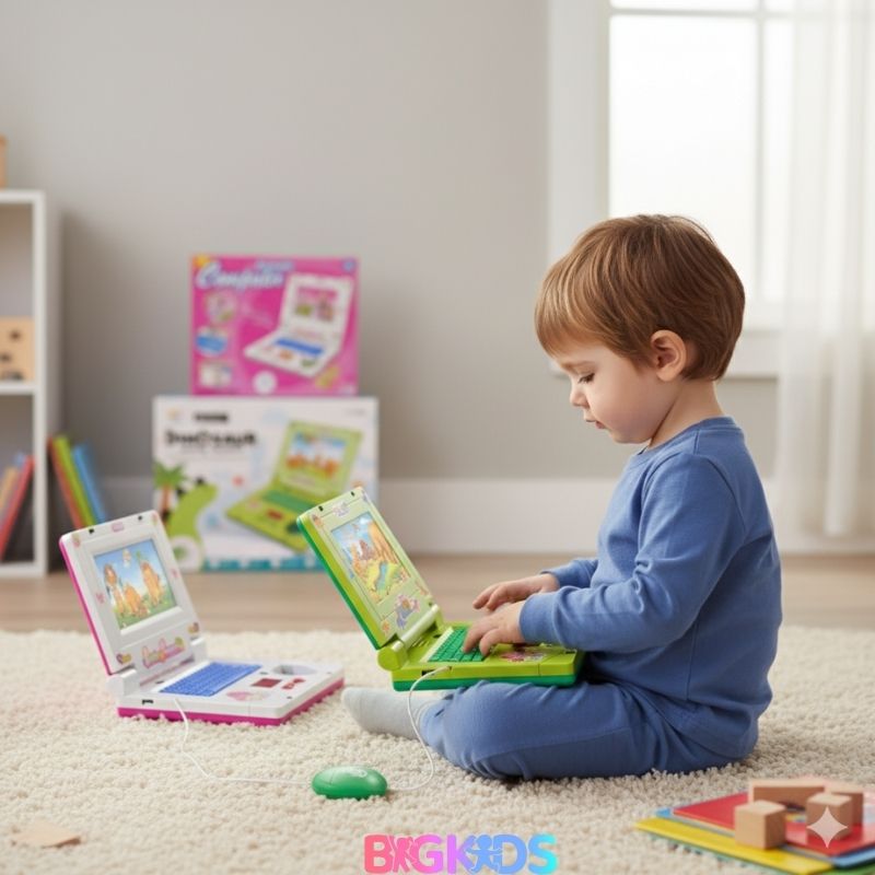 “Notebook Infantil Musical 3 Funções educativo com luzes e sons para crianças