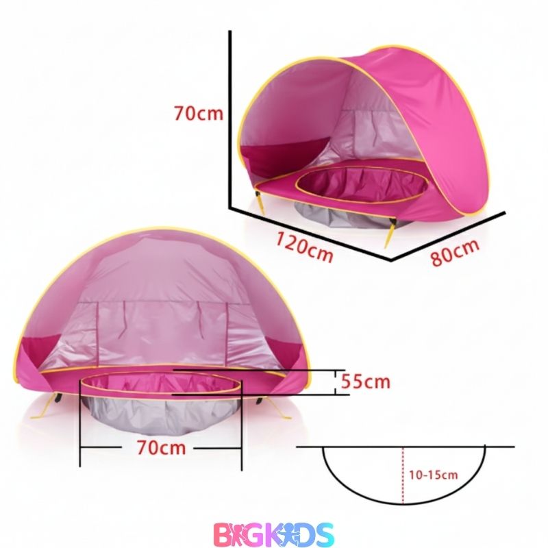 Tenda Baby Praia com Proteção UV Portátil
