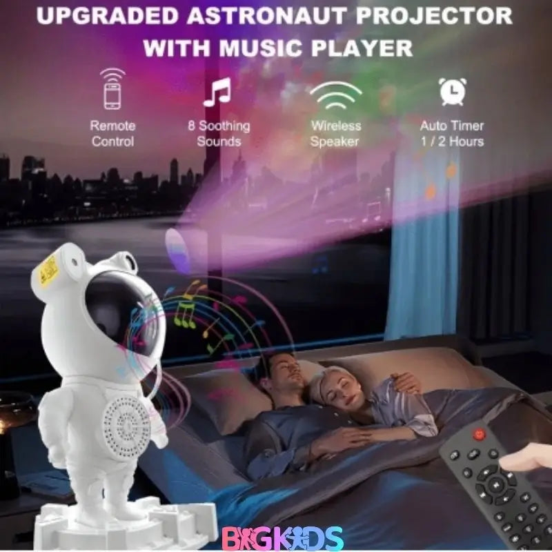 Projetor Astronauta Noturno Luar Cósmico