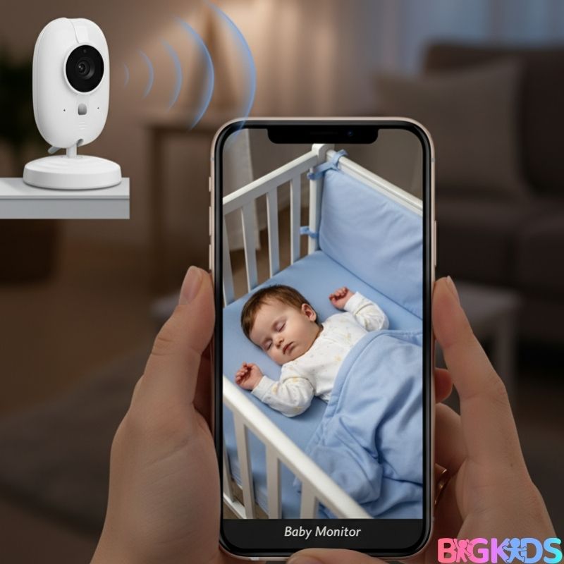 Baba Eletrônica 4 em 1, monitoramento prático e seguro do seu bebe em ate 200metros