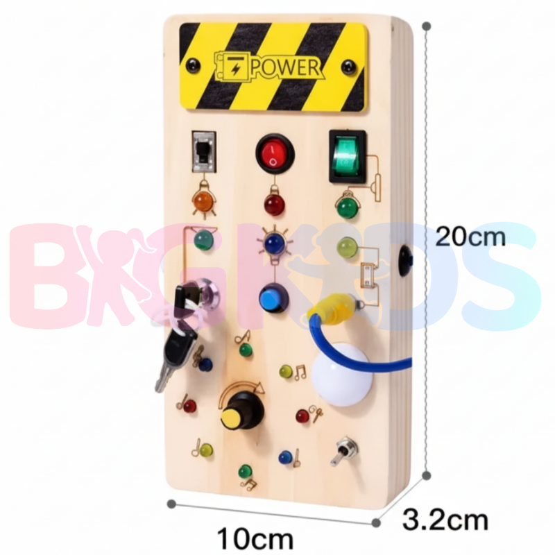 Montessori Led Ocupado de Madeira