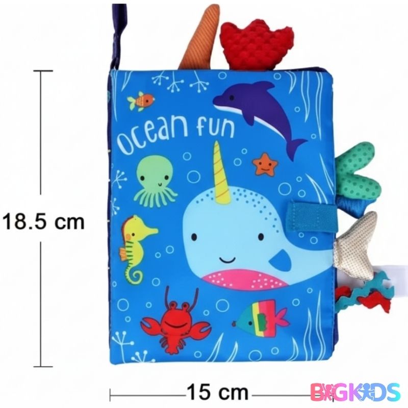 Livro Macio Sensorial Nuvem Book Infantil