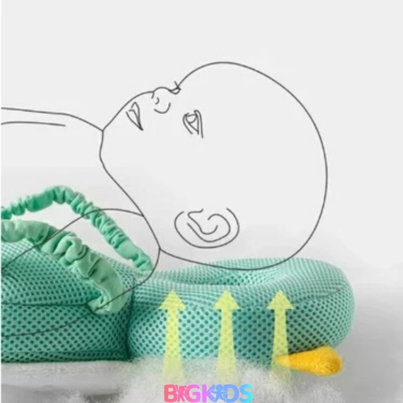 Mochila Protetora de  Cabeça Toque de Anjo Baby