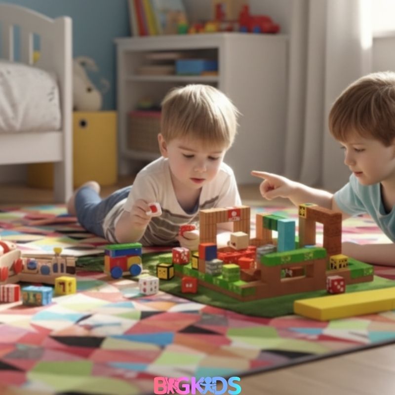  Blocos de Construção Magnética Magblocks Infantil da BigKids estimula o aprendizado , brinquedo educativo