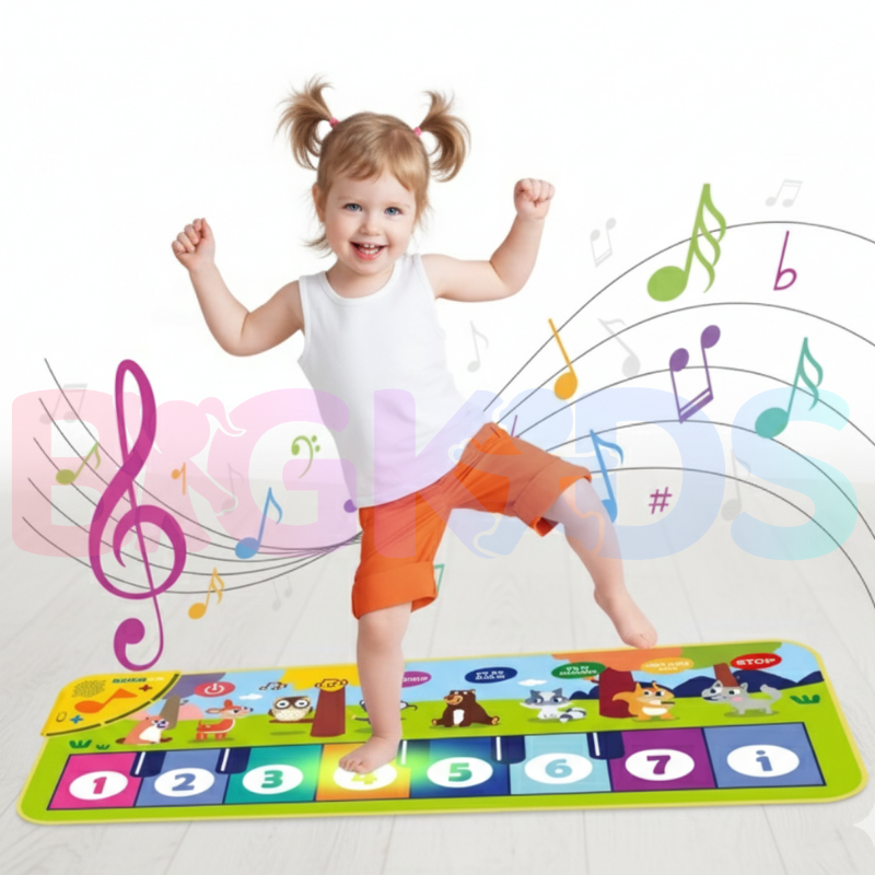 As crianças precisam de estímulos que unam movimento e criatividade com o Tapete Musical Infantil 8 Sons da BigKids&nbsp; seu filho despertará a curiosidade e será incentivado pelo aprendizado de forma lúdica e segura.