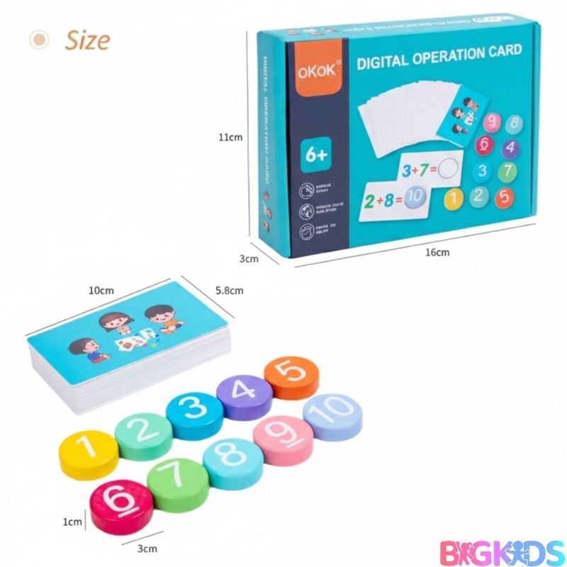  Cartões de Números Digitais Infantil da BigKids promove coordenação e desenvolvimento cognitivo, aprendizado divertido, raciocínio lógico, aprimora foco e concentração, desenvolve a coordenação motora fina, complementa o aprendizado da escola, proporciona a interação em família.