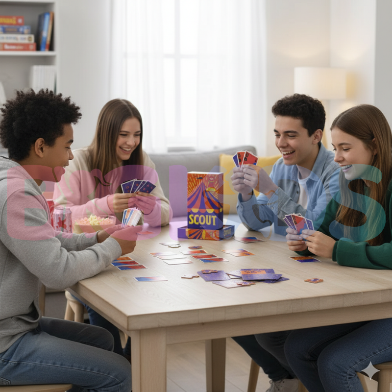 O Jogo de Cartas Scout Master é o novo sucesso que vai transformar suas noites em momentos de risadas e desafios emocionantes, além compacto, leve e perfeito para levar em viagens, festas e encontros.