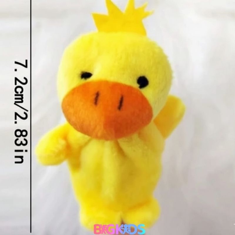 Kit de Dedoches  Animaizinhos MiniZoo da BigKids ,fantoches educativos e inclusivo,  estimula criatividade, a fala e o aprendizado.