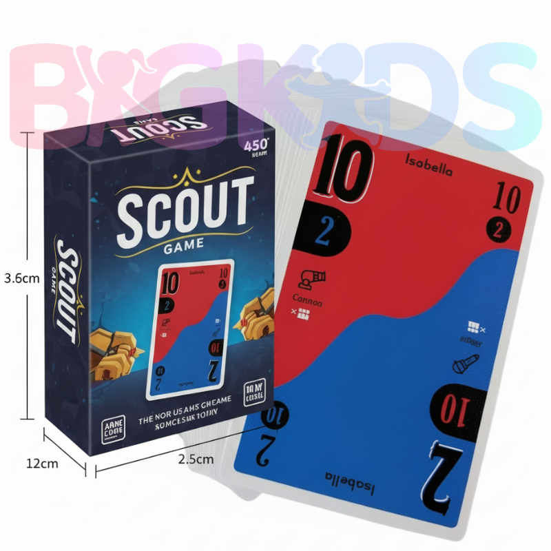 O Jogo de Cartas Scout Master é o novo sucesso que vai transformar suas noites em momentos de risadas e desafios emocionantes, além compacto, leve e perfeito para levar em viagens, festas e encontros.