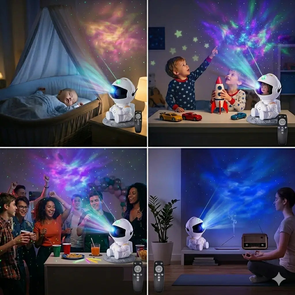 Luminária Multi Ambientes Noturno Luar Cósmico