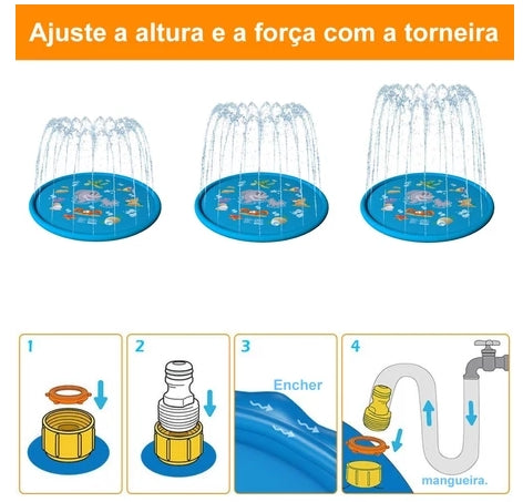 Tapete de Agua Infantil Sprinkler Splash Joy