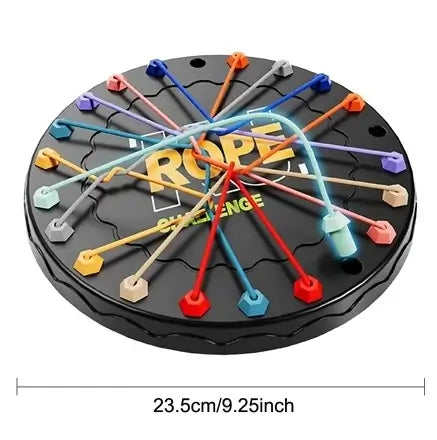  Desafio Emaranhado Lógico da BigKids promove a atenção .trabalha no desenvolvendo habilidades cognitivas,  raciocínio lógico, resolução de problemas, coordenação motora fina e melhora a habilidade manual ao manipular as cordas, promove criatividade, interação em família e diversão educativa. 