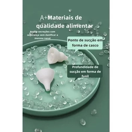 Aspirador Nasal Elétrico Macio para Bebês