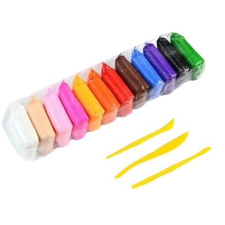 Argila Art Kids 12 e 24 Cores