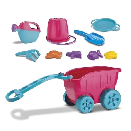 Kit praia carriola 10 peças 