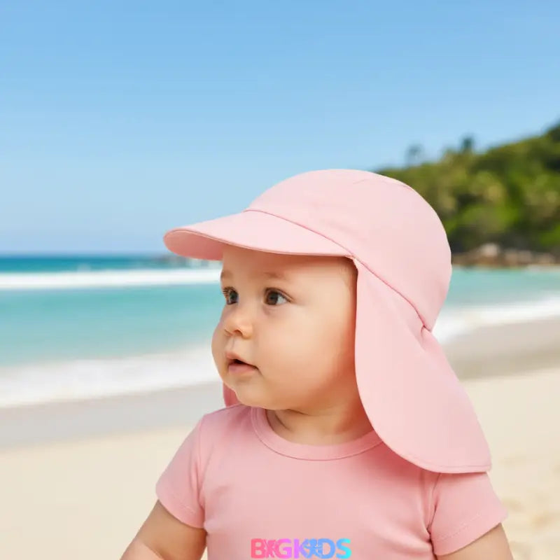 Chapéu Infantil Proteção Total UV50+ com Aba e Protetor de Nuca