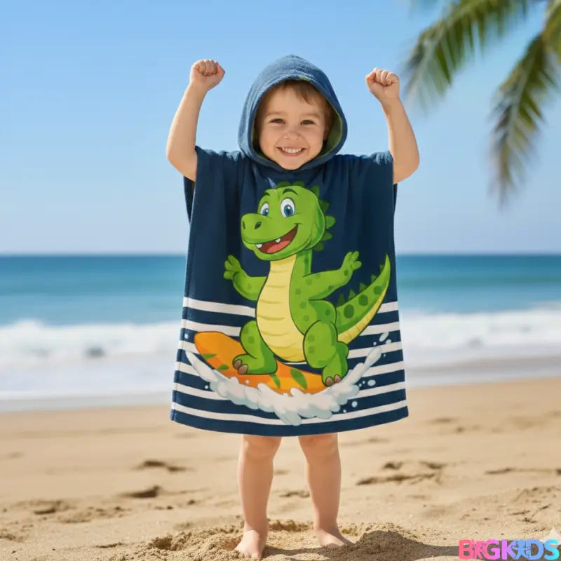Toalha Poncho Infantil com Capuz Fantasia