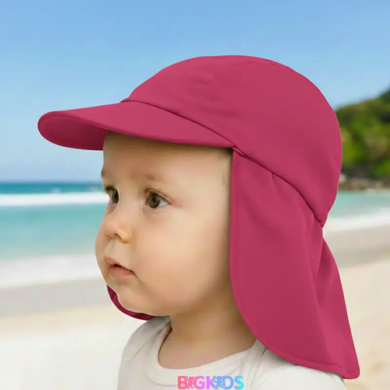 Chapéu Infantil Proteção Total UV50+ com Aba e Protetor de Nuca