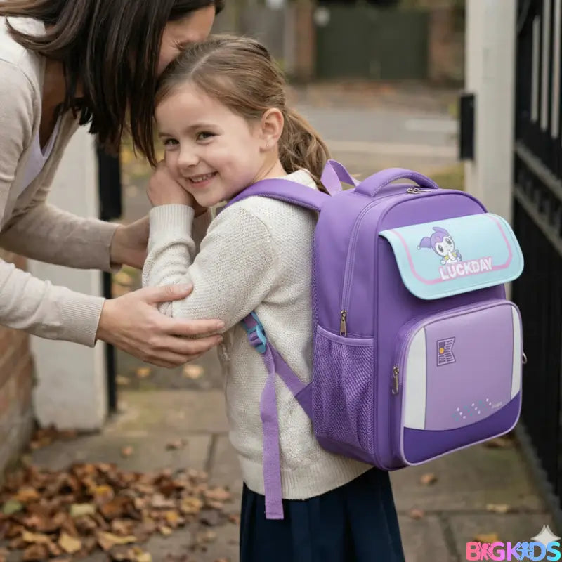 Mochila Escolar Infantil Grande Resistente à Água Meninos e Meninas