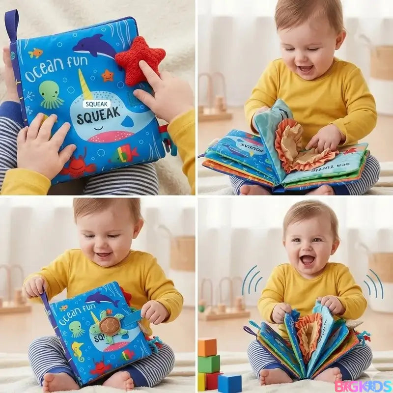 Livro Macio Sensorial Nuvem Book Infantil