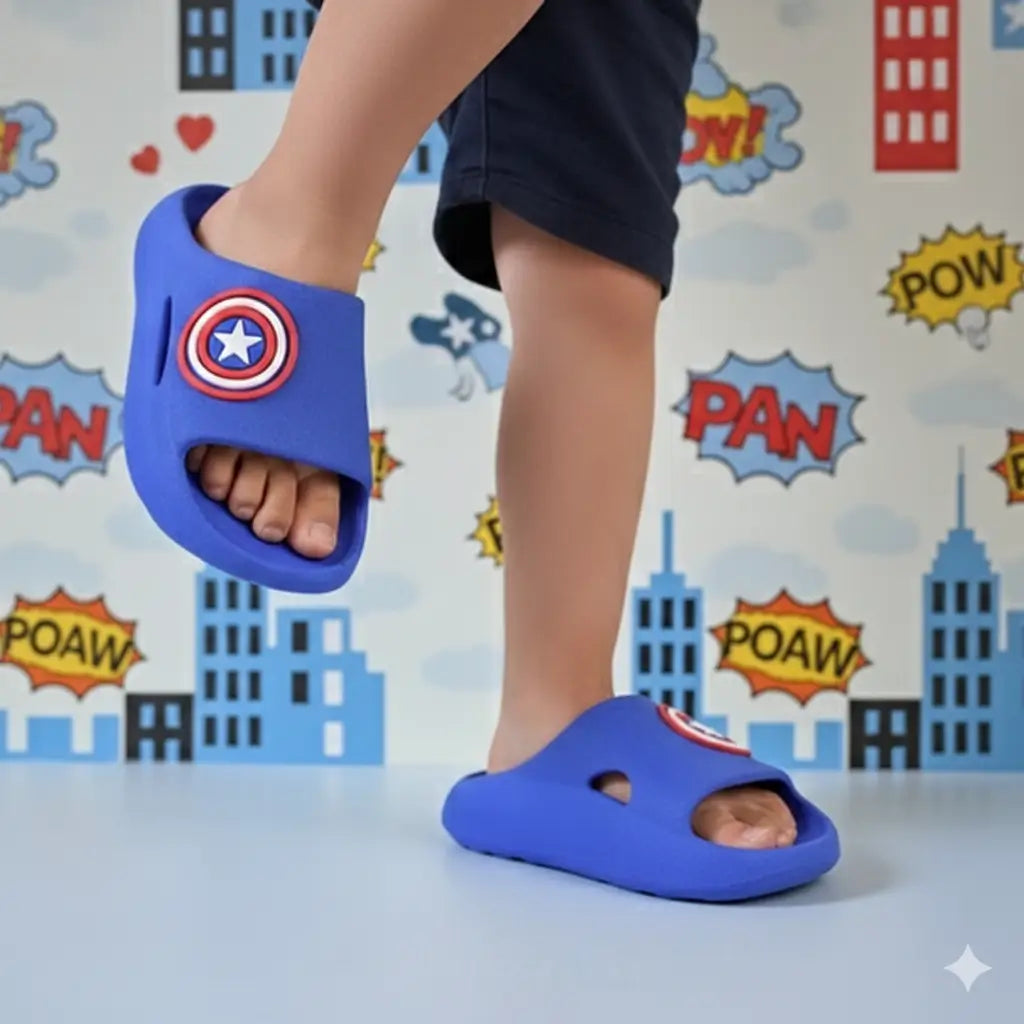 Sandália Nuvem Super- Heróis Infantil Menino -Goflex