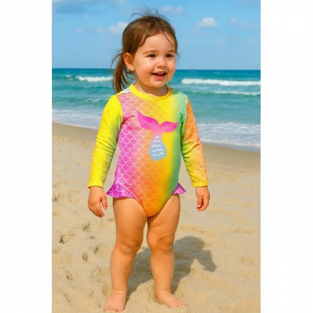 Maiô Body Bebê Menina UV FPU50*