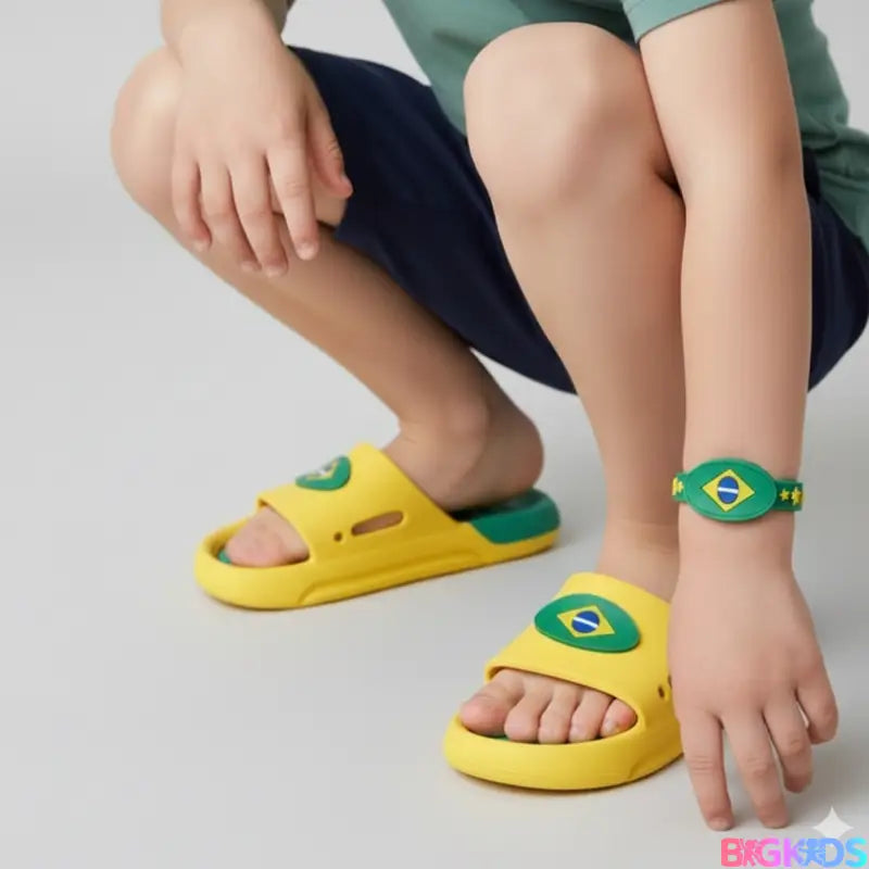 Sandália Nuvem Infantil Conforto Máximo Brasil™ + Pulseira Grátis