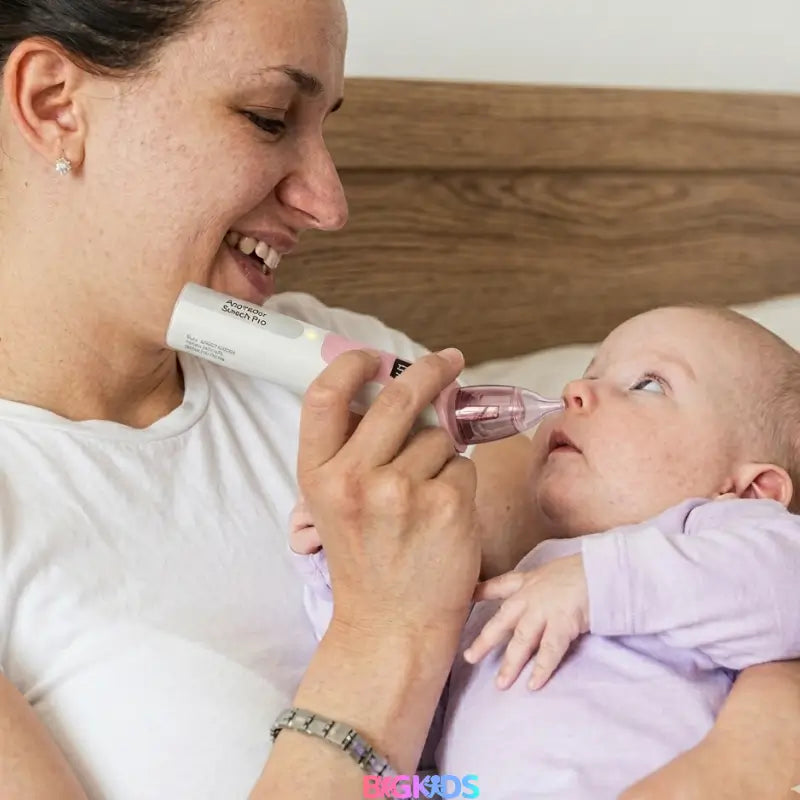 Aspirador Nasal Elétrico Macio para Bebês