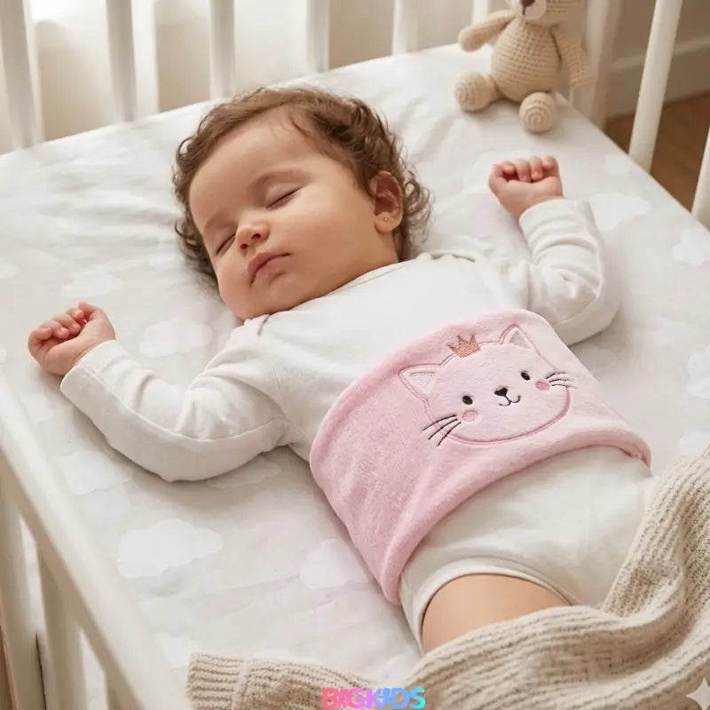 Faixa Térmica de Conforto Abdominal para Bebês com Ervas Naturais