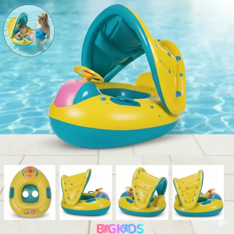 Boia Inflável infantil extra resistente com proteção solar -AquaKids