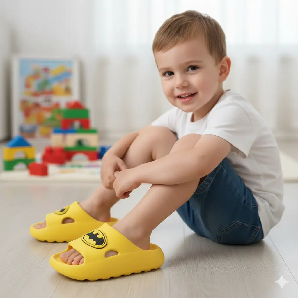 Sandália Nuvem Super- Heróis Infantil Menino -Goflex