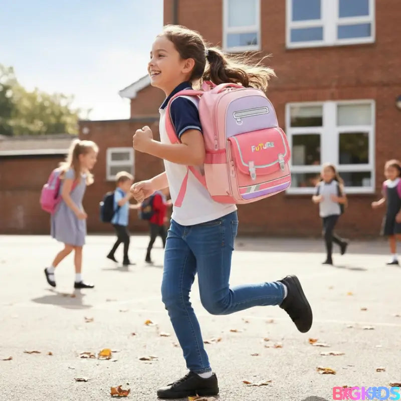 Mochila Escolar Infantil Grande Resistente à Água Meninos e Meninas
