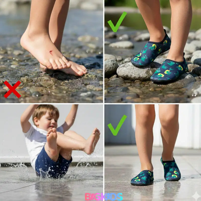 Sapatilha Infantil Antiderrapante + Proteção Uv Neoprene - Passos Firmes