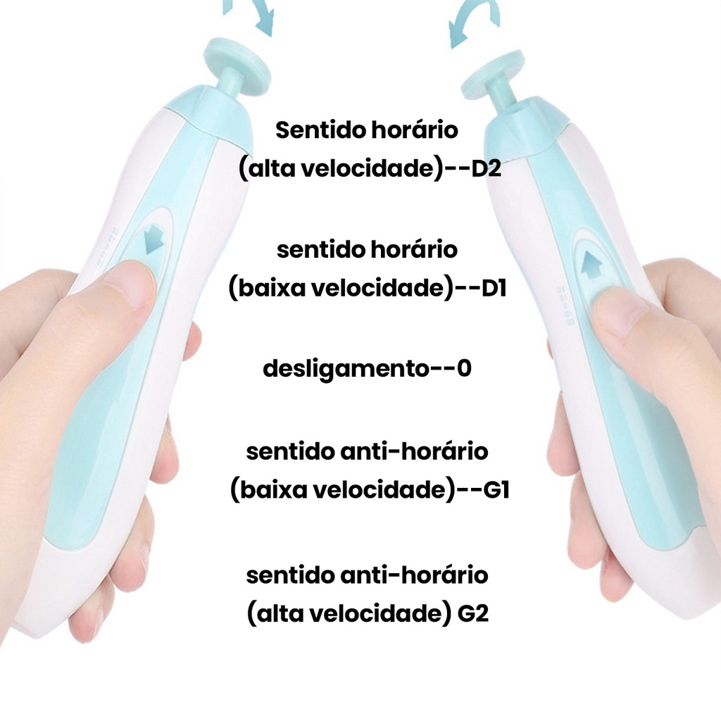 Cortador de unha elétrico baby