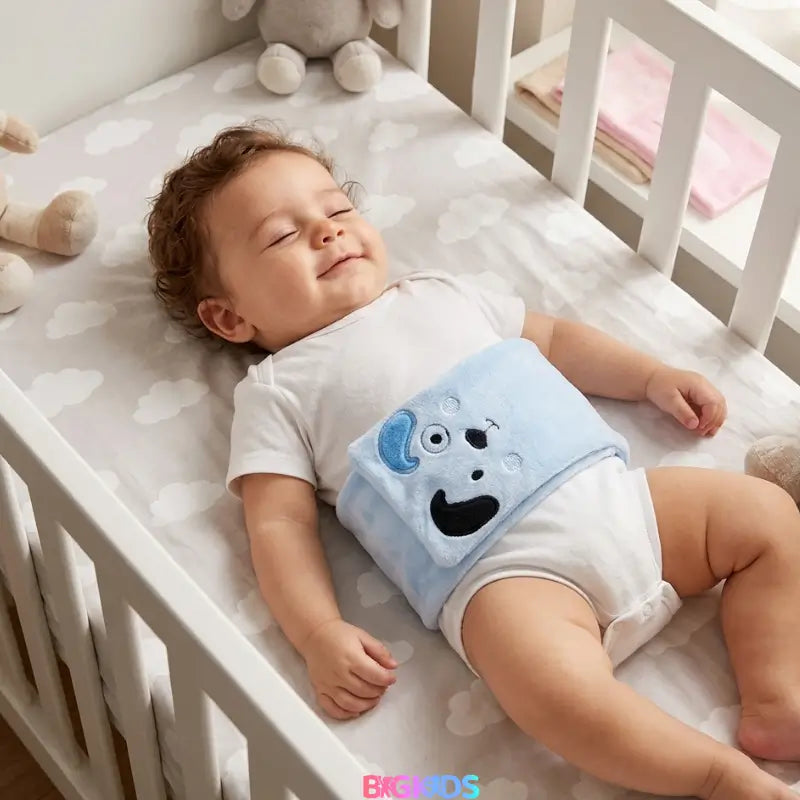 Faixa Térmica de Conforto Abdominal para Bebês com Ervas Naturais